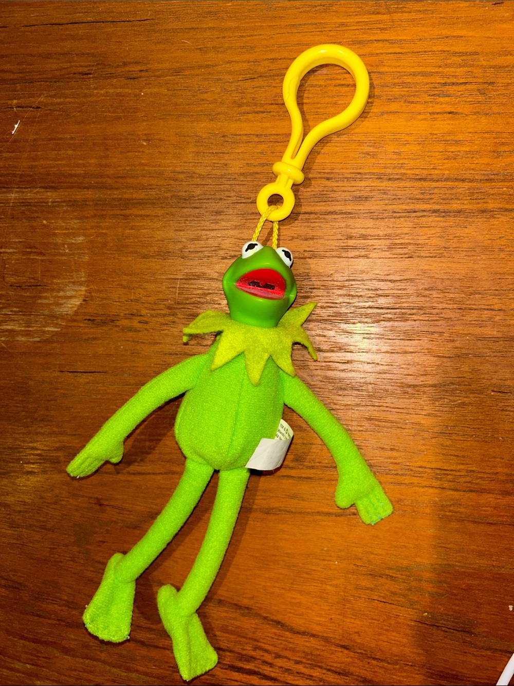 VTG 1999 Wendy’s “Muppets from Space” Kermit The Frog Plush Key Chain Clip On